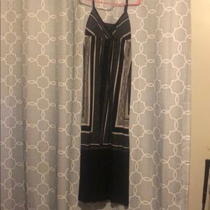 INC Black Sleeveless Maxi Dress